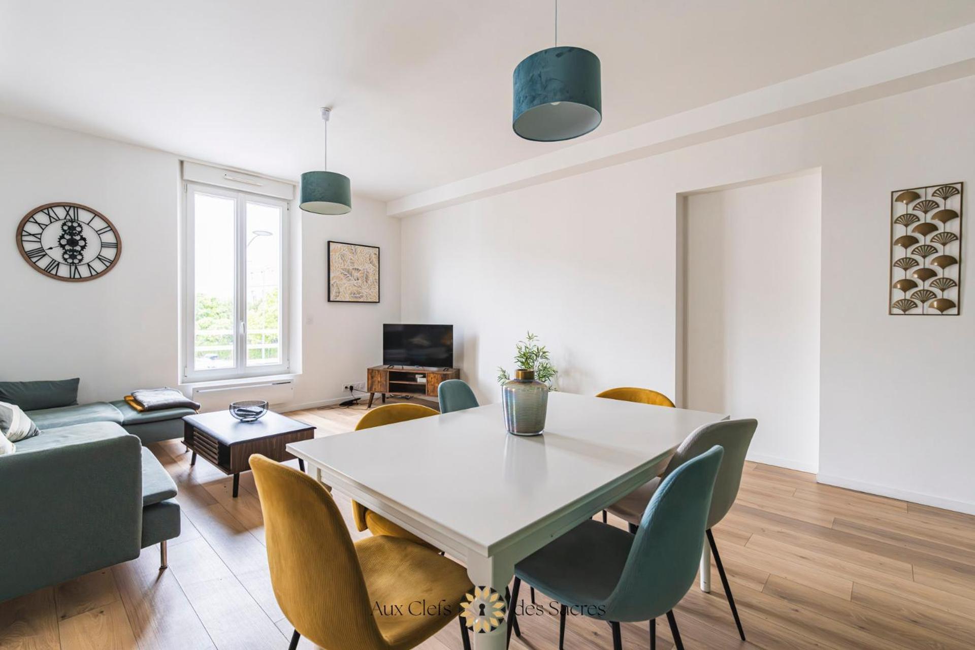 Ponsardin #55 Spacieux Appartement 3 Ch 6 Couchages Reims Exterior photo